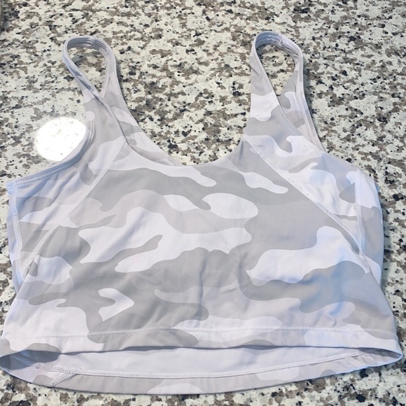 Cropped athletic tank top - Picture 2 of 2